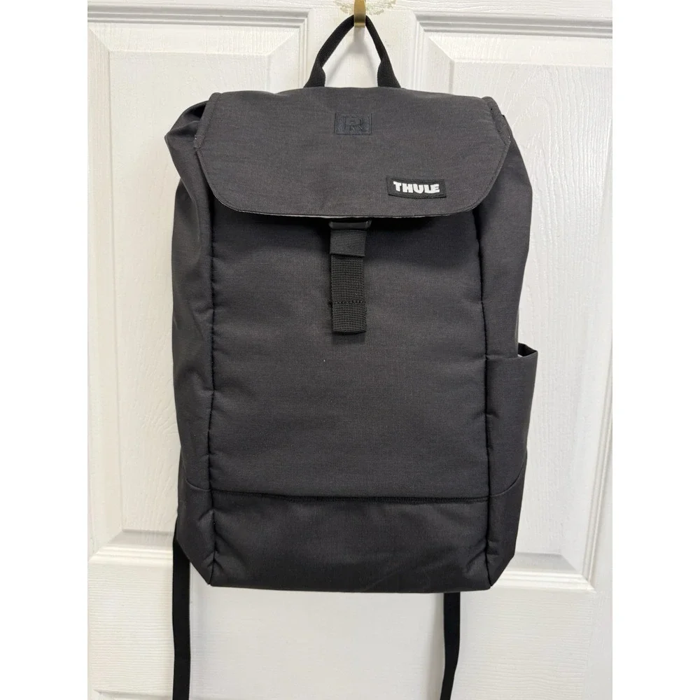 Thule Lithos Unisex Backpack 16L Alaska Black Laptop Bag Work Travel Organizer